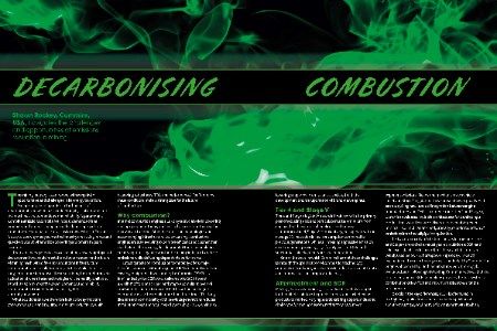 Decarbonising Combustion