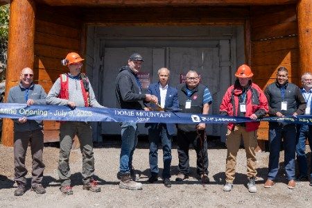 Blue Lagoon officially opens Dome Mountain Gold Mine
