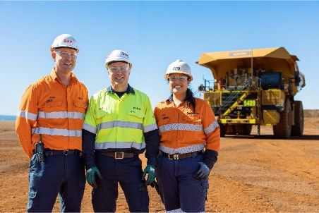 BHP, Rio Tinto, and Caterpillar launch battery-electric haul truck trial in the Pilbara