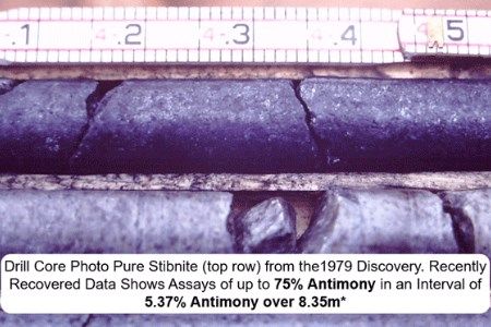 Critical One discovers high-grade antimony intervals in Howells Lake Project historical data